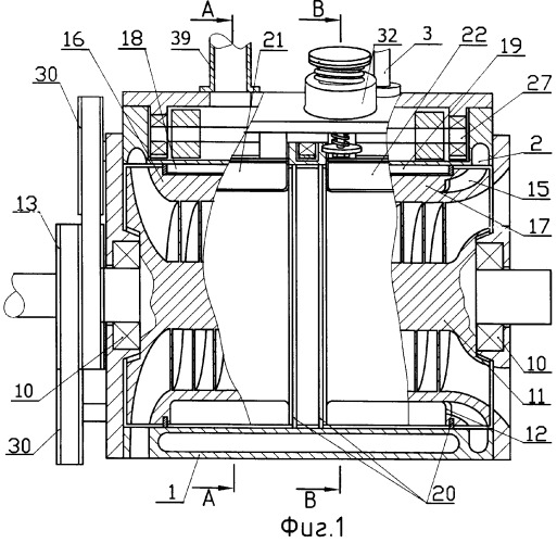 Роторный двигатель внутреннего сгорания (патент 2321753)