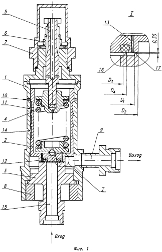 Предохранительный полноподъемный клапан (патент 2591381)