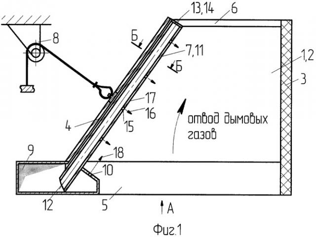 Вертикальный газоход высокотемпературных дымовых газов (патент 2410600)