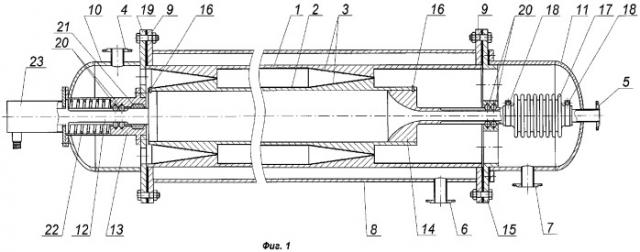 Мембранный аппарат с переменным сечением потока (патент 2280496)