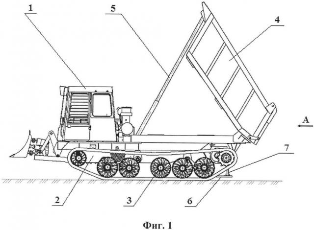 Гусеничное транспортное средство (патент 2657718)