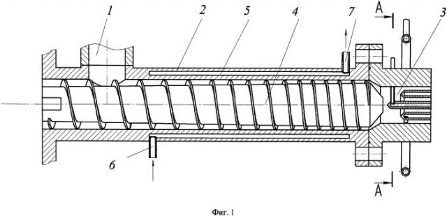 Экструдер для производства поликомпонентных продуктов (патент 2558968)