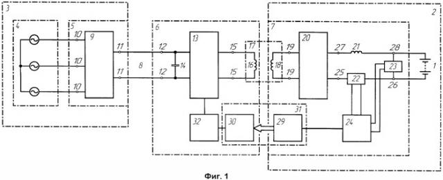 Устройство для зарядки аккумуляторной батареи подводного объекта (патент 2401496)