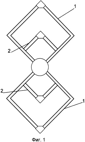 Двухдиапазонная рамочная антенна (патент 2339129)