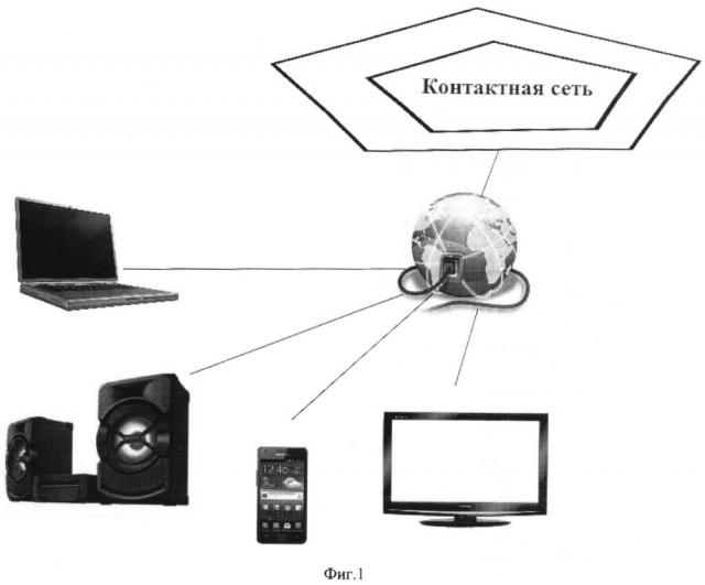 Контактная сеть и способ управления устройствами через контактную сеть (патент 2647567)