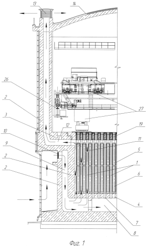 Хранилище отработавшего ядерного топлива (патент 2572361)
