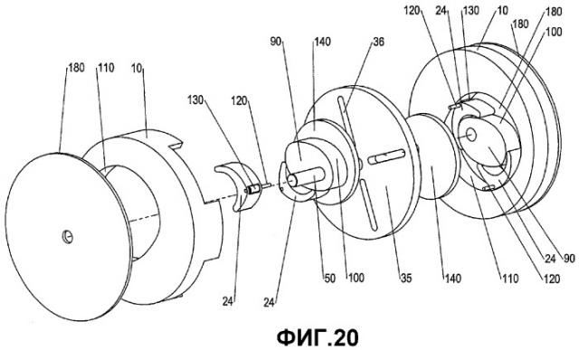 Обращенный асимметричный роторный двигатель с непрерывно действующим крутящим моментом (патент 2362894)