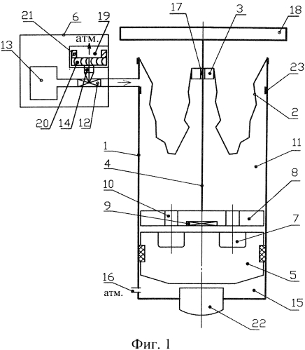 Пневматический подъемник (патент 2553416)