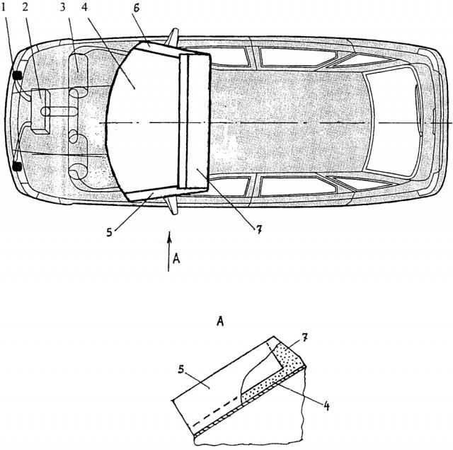 Устройство для повышения безопасности легкового автомобиля (патент 2616209)