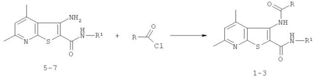 N-ацилированные 3-амино-4,6-диметилтиено[2,3-b]пиридин-2-карбоксамиды в качестве антидотов 2,4-д на подсолнечнике (патент 2475490)