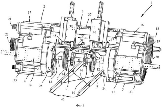 Портальный колесотокарный станок (патент 2405661)