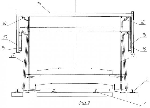 Передвижное устройство для одиночной смены железобетонных шпал на стенде при ремонте звеньев железнодорожного пути (патент 2377355)