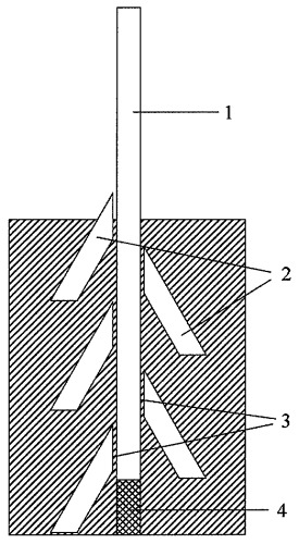 Анодный токоподвод алюминиевого электролизера (патент 2385364)