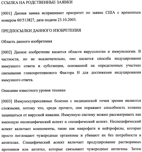 Иммуногенная композиция и способ разработки вакцины, основанной на участках связывания фактора н (патент 2364413)