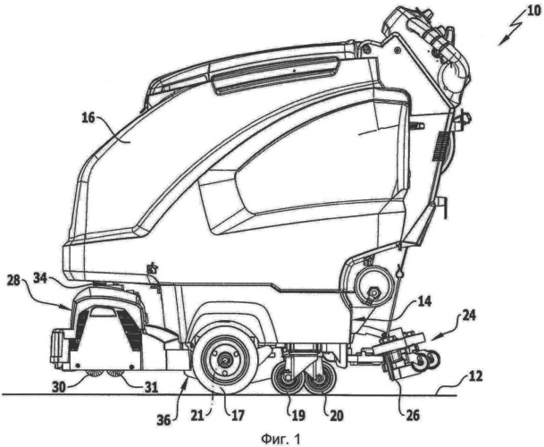 Передвижная мавина для уборки пола (патент 2537161)