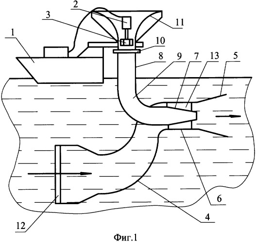 Плавучая водовоздушная электростанция (патент 2347938)