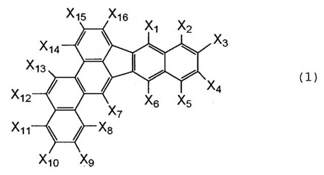 Производное бензоинденохризена и его применение в органическом, излучающем свет устройстве (патент 2469015)