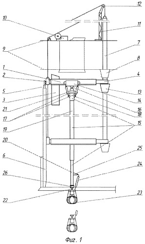 Стволовая буропогрузочная установка (патент 2460884)
