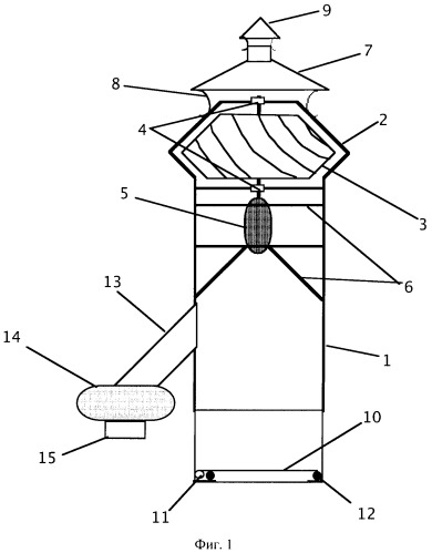 Дефлектор-вентилятор (патент 2484385)