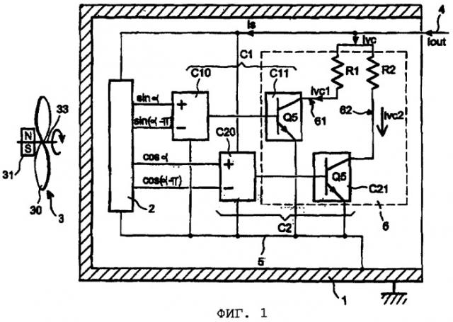 Компактное устройство для измерения скорости и направления вращения объекта и магнитная система для сбора данных (патент 2346243)