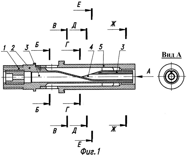 Соосно-струйная форсунка (патент 2298729)