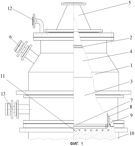 Устройство для сжигания топливно-окислительной смеси (патент 2487299)