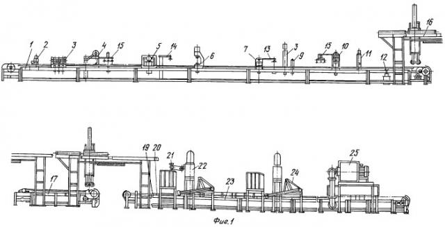 Механизированная линия для производства длинномерных изделий, преимущественно ракет различных модификаций (патент 2245238)