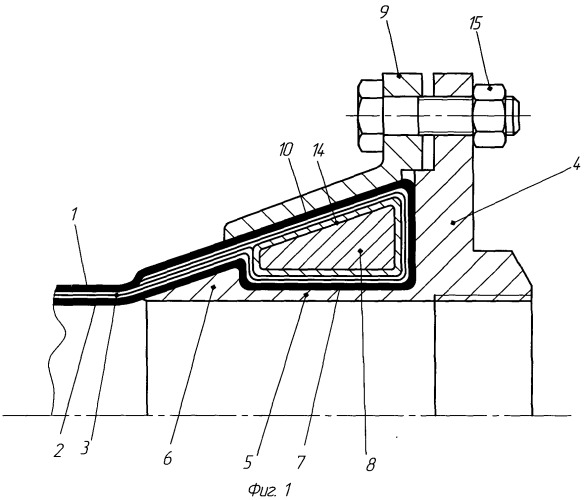 Резинокордный патрубок высокого давления (патент 2547676)
