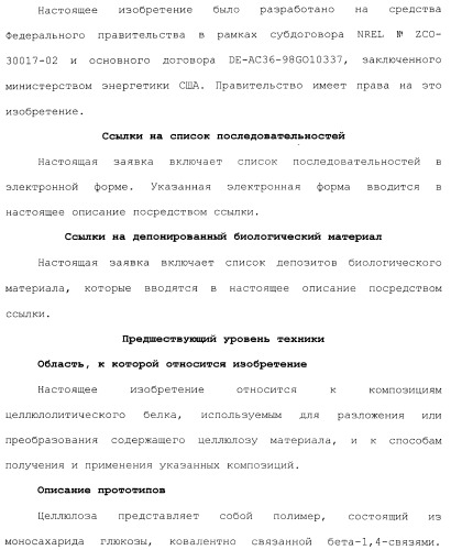 Клетка-хозяин trichoderma reesei для получения целлюлолитической белковой композиции, целлюлолитическая белковая композиция, способы ее получения и применения (патент 2494146)