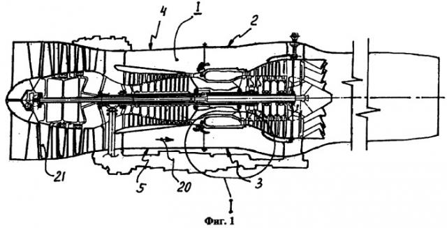 Устройство шумоглушения в турбореактивном двухконтурном двигателе (патент 2277178)