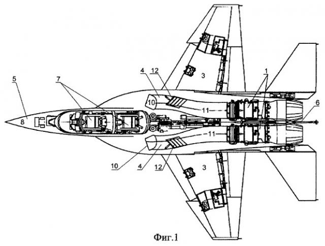 Сверхзвуковой многоцелевой самолет (патент 2268846)
