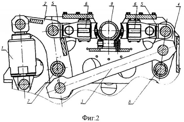 Механизм фиксации и центрирования при свинчивании и развинчивании бурильных труб для установки горизонтального бурения (патент 2378485)