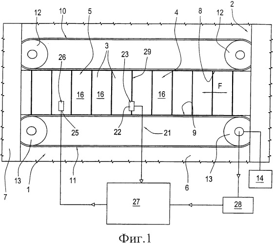 Разгрузочный блок упаковочной машины, изготавливающей контейнеры для табачных изделий (патент 2563721)