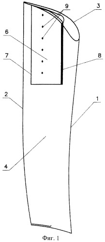 Лопатка сопловой решетки влажно-паровой турбины (патент 2467178)
