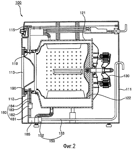 Стиральная машина и способ стирки (патент 2480545)