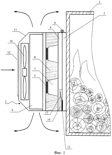 Отопительное устройство с термоэлектрическим генератором и термоэлектрический генератор (патент 2419749)