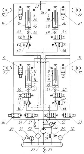 Гидропневматическая подвеска транспортного средства (патент 2599075)