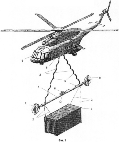 Устройство для азимутальной ориентации груза на внешней подвеске летательного аппарата (патент 2429166)