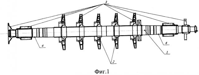 Способ балансировки сборного ротора центробежного компрессора (патент 2565119)
