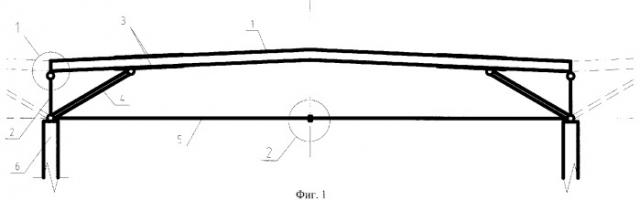 Металлическая несущая конструкция покрытия (патент 2361982)