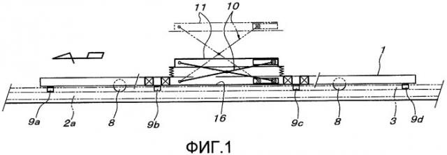 Транспортное устройство тележечного типа (патент 2450945)