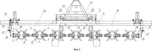 Гибко-ударная борона (патент 2628577)