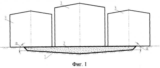 Основание для близко расположенных резервуаров (патент 2478755)