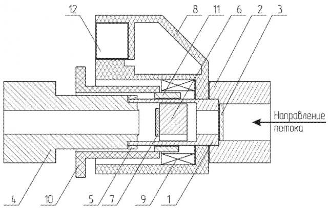 Клапан запорный с электромагнитным управлением газовый (патент 2638122)