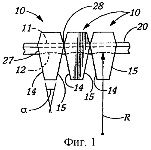 Многоручьевой вариаторный ремень (патент 2245471)