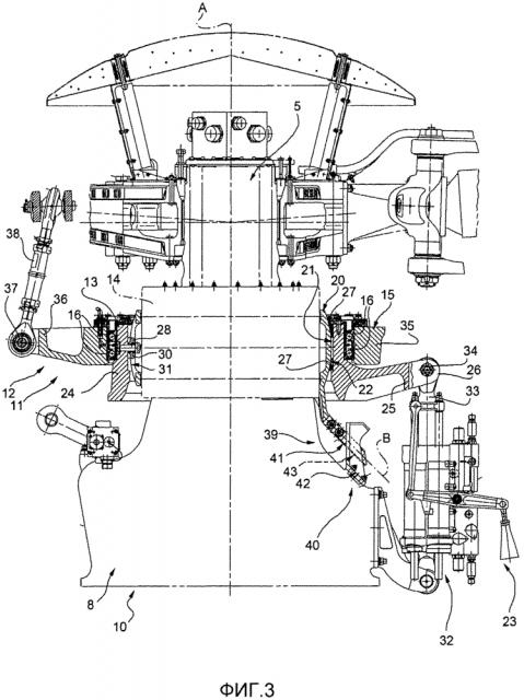 Узел винта для летательного аппарата, выполненного с возможностью висения и оснащенного усовершенствованным узлом механической связи (патент 2616481)