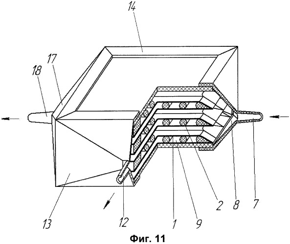 Мембранный модуль (варианты) и мембранное устройство (варианты) (патент 2409413)