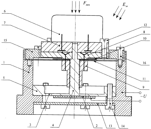 Пьезоэлектрический вибростенд и вибратор резонансного типа (патент 2334966)