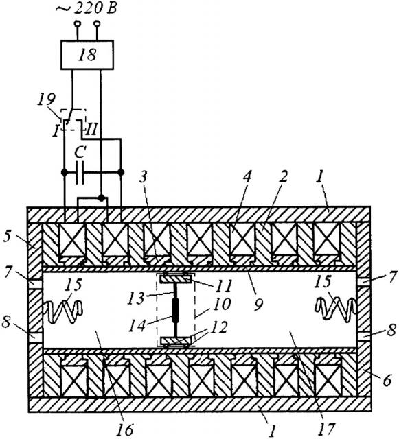 Электродвигатель-компрессор (патент 2658629)