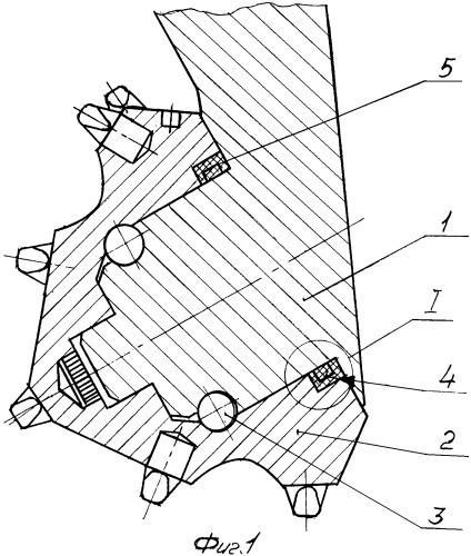Опора шарошечного бурового долота (патент 2484232)